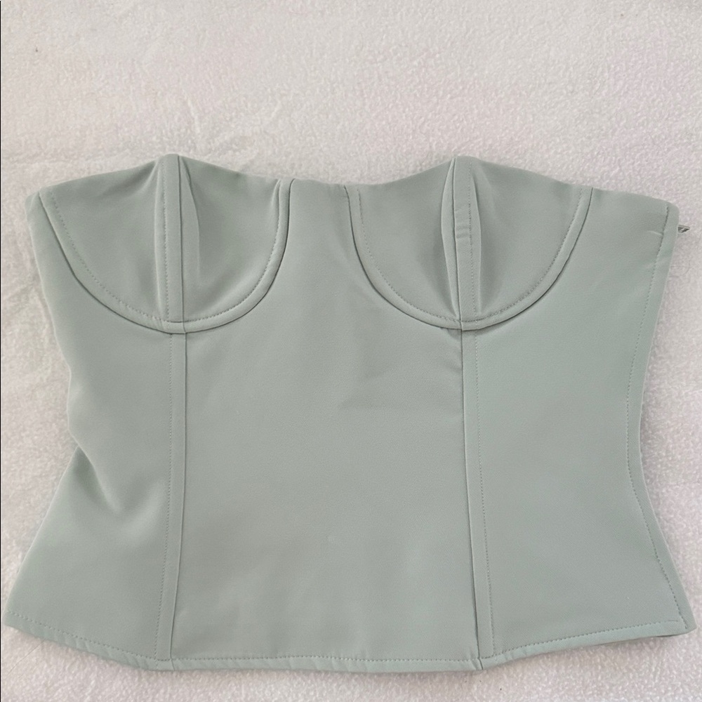 La Hearts Mint Green Top